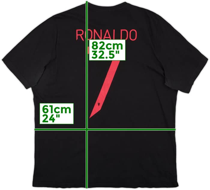 2021-22 Manchester United adidas Cotton Tee Ronaldo #7 - 9/10 - (XXL)