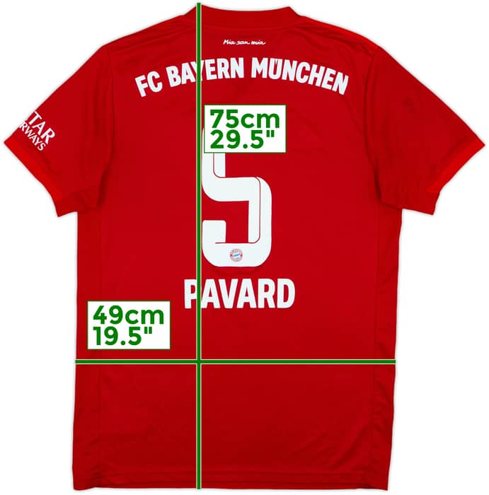 2019-20 Bayern Munich Home Shirt Pavard #5 - 6/10 - (M)