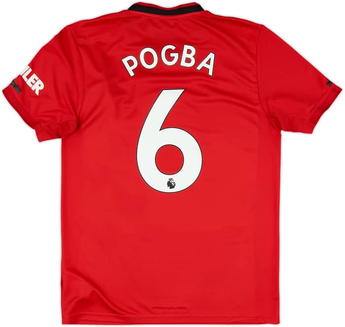2019-20 Manchester United Home Shirt Pogba #6 - 5/10 - (M)