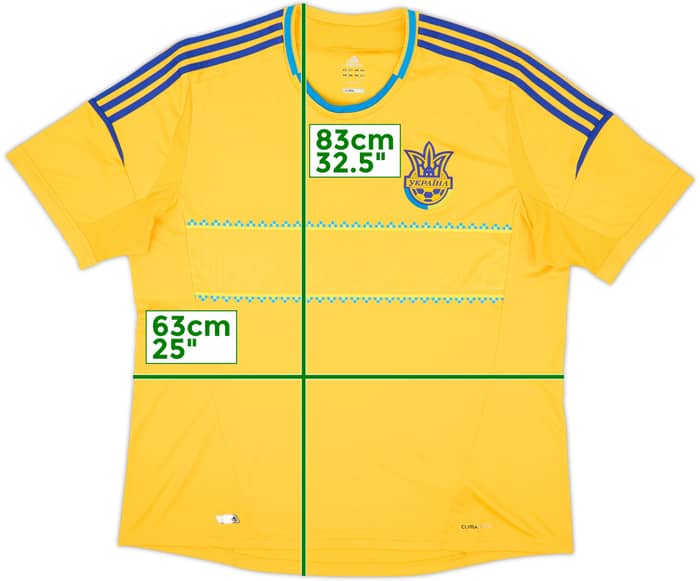 2011-13 Ukraine Home Shirt - 5/10 - (XXL)