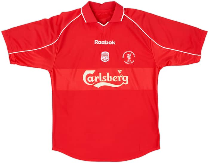 2000-02 Liverpool 'Worthington Cup Final' Home Shirt Fowler #9 - 8/10 - (L)