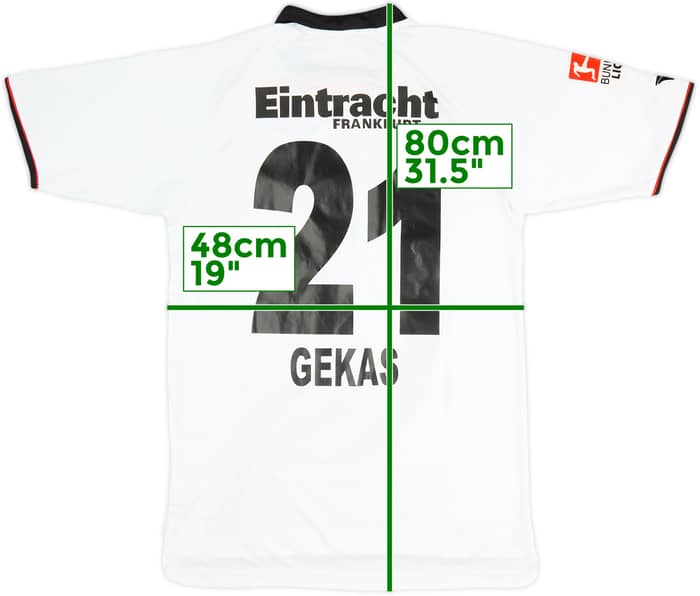 2008-11 Eintracht Frankfurt Away Shirt Gekas #21 - 9/10 - (S)