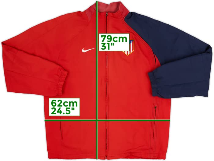 2004-05 Atletico Madrid Nike Track Jacket - 8/10 - (L)