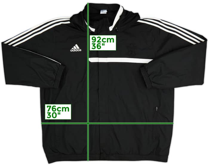 2013-14 Southampton adidas Hooded Rain Jacket - 9/10 - (3XL)