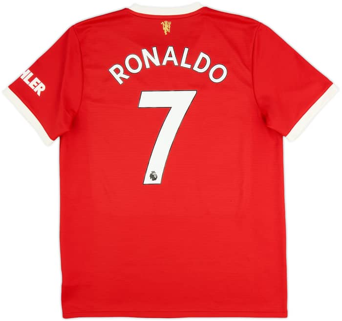 2021-22 Manchester United Home Shirt Ronaldo #7 - 6/10 - (L)