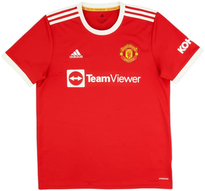 2021-22 Manchester United Home Shirt Ronaldo #7 - 6/10 - (L)