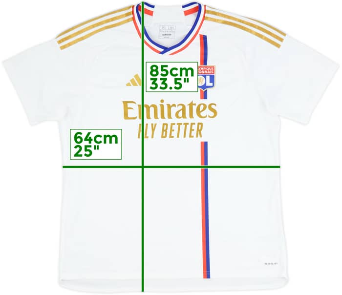 Camiseta de local del Lyon 2023-24 - 8/10 - (XXL)