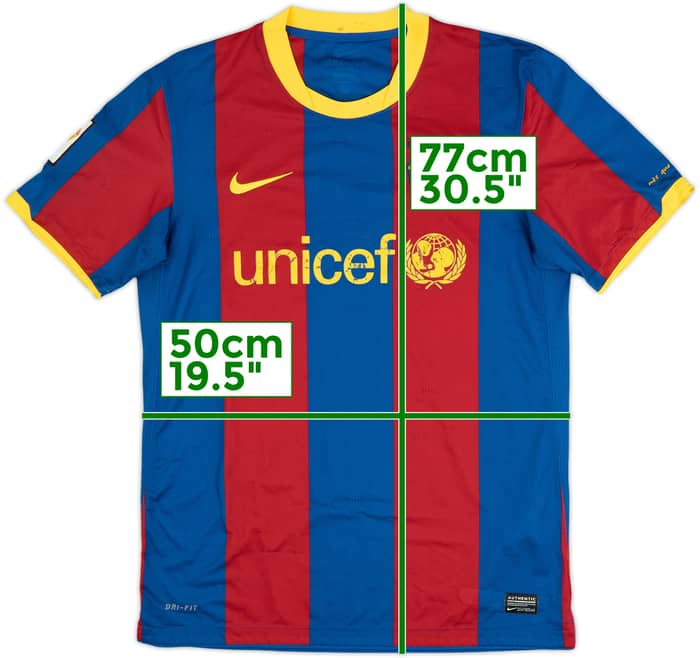 2010-11 Barcelona Home Shirt - 4/10 - (M)