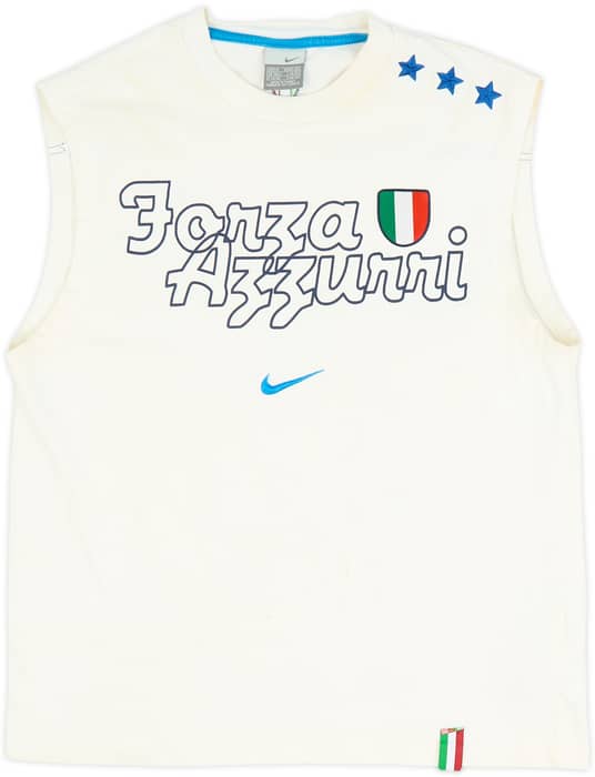 2004-06 Italy Nike Cotton Vest - 5/10 - (M)