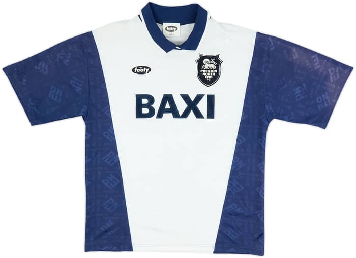 1995-96 Preston North End Home Shirt - 9/10 - (L)