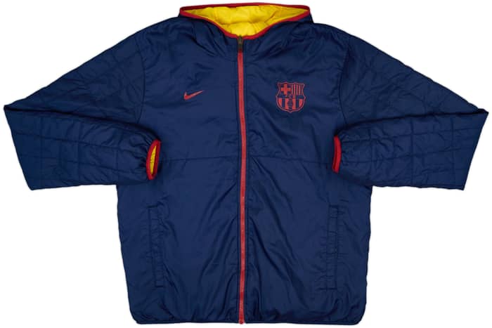 2012-13 Barcelona Nike Reversible Padded Bench Coat - 8/10 - (XL)