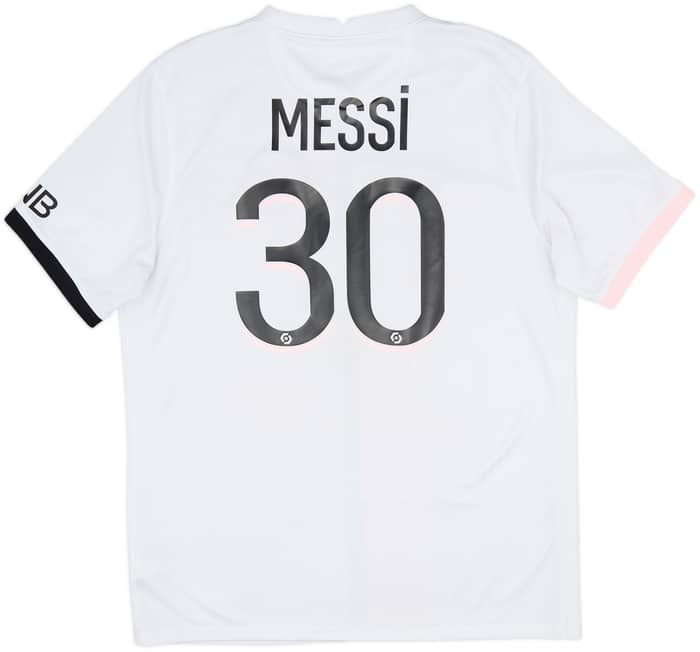 2021-22 Paris Saint-Germain Away Shirt Messi #30 - 5/10 - (L)