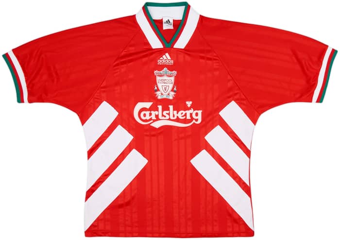 1993-95 Liverpool Home Shirt Redknapp #15 - 8/10 - (L)