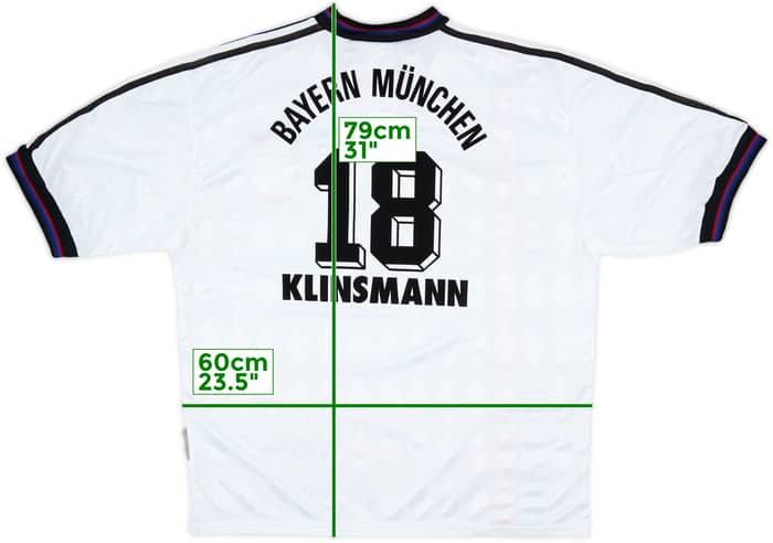 1996-98 Bayern Munich Away Shirt Klinsmann #18 (XL)