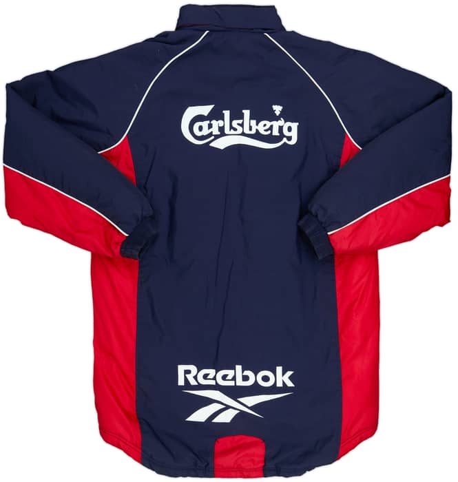 2000-01 Liverpool Reebok Bench Coat - 8/10 - (L)