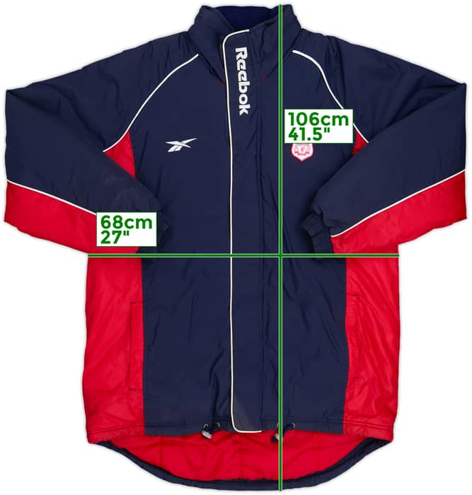 2000-01 Liverpool Reebok Bench Coat - 8/10 - (L)