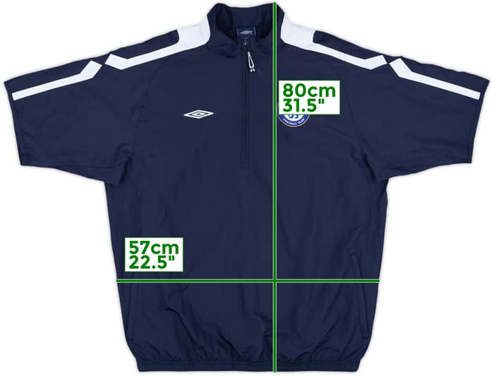 2005-06 Chelsea Umbro 1/4 Zip S/S Drill Top - 6/10 - (L)