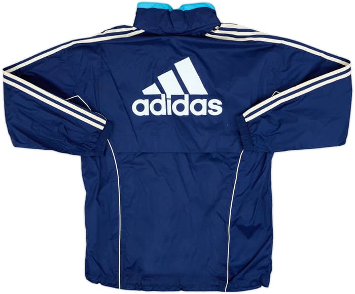 2000-01 Olympique Marseille adidas Hooded Rain Jacket - 5/10 - (S)