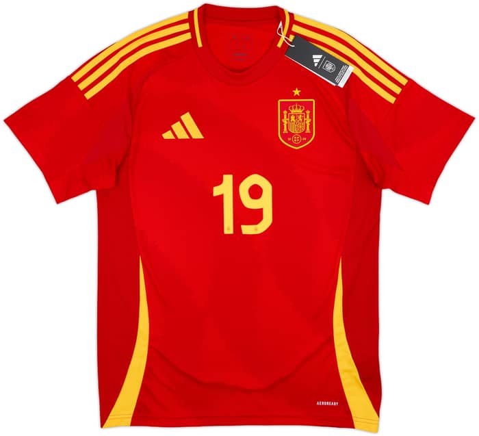 2024-25 Spain Home Shirt Lamine Yamal #19 (M)