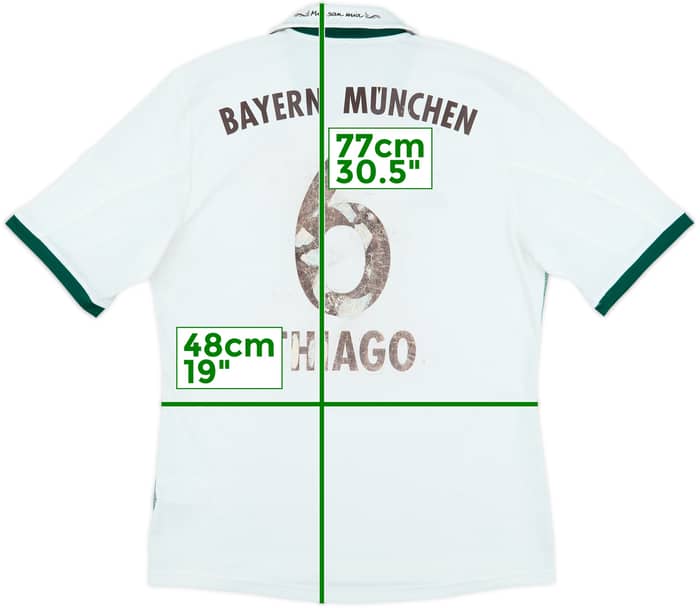 2013-14 Bayern Munich Away Shirt Thiago #6 - 4/10 - (M)