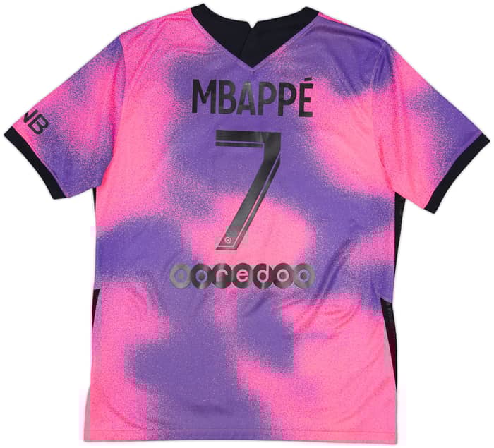 2020-21 Paris Saint-Germain Fourth Shirt Mbappe #7 - 9/10 - (M)