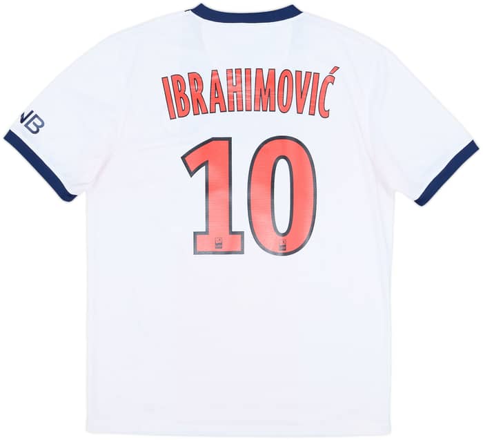 2013-14 Paris Saint-Germain Away Shirt Ibrahimovic #10 - 9/10 - (M)