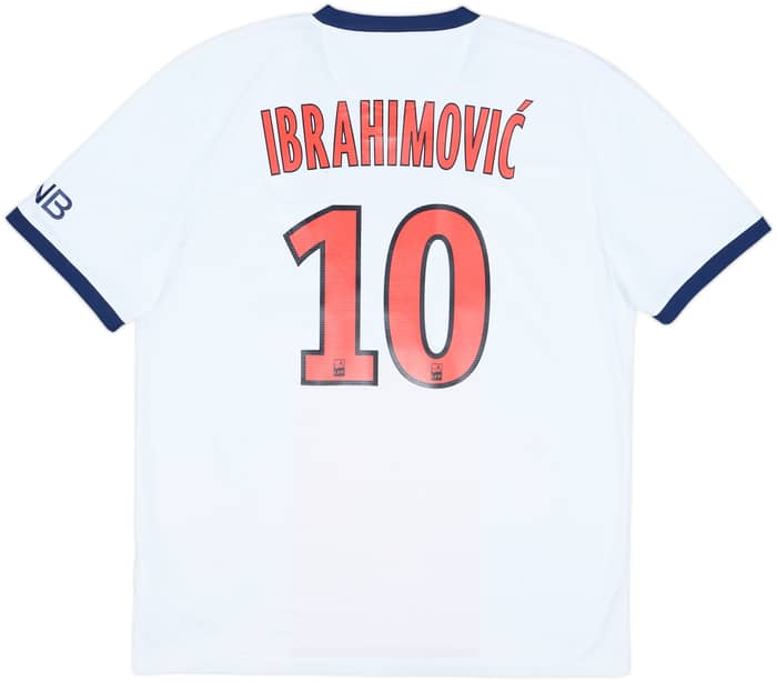 2013-14 Paris Saint-Germain Away Shirt Ibrahimovic #10 - 8/10 - (L)