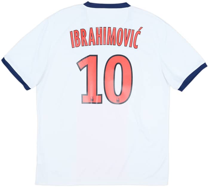 2013-14 Paris Saint-Germain Away Shirt Ibrahimovic #10 - 8/10 - (L)