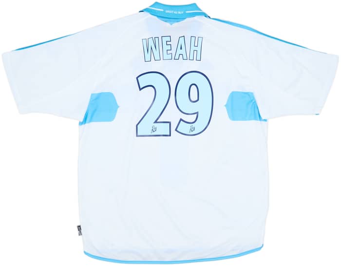2000-01 Olympique Marseille Home Shirt Weah #29 - 9/10 - (XL)