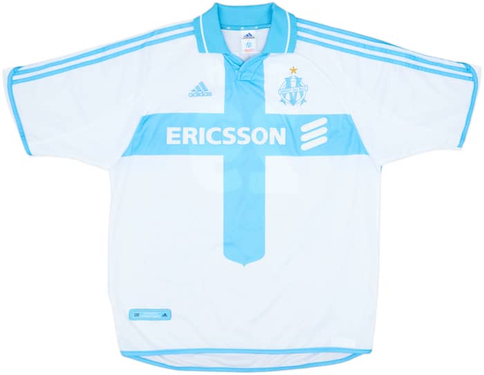 2000-01 Olympique Marseille Home Shirt Weah #29 - 9/10 - (XL)