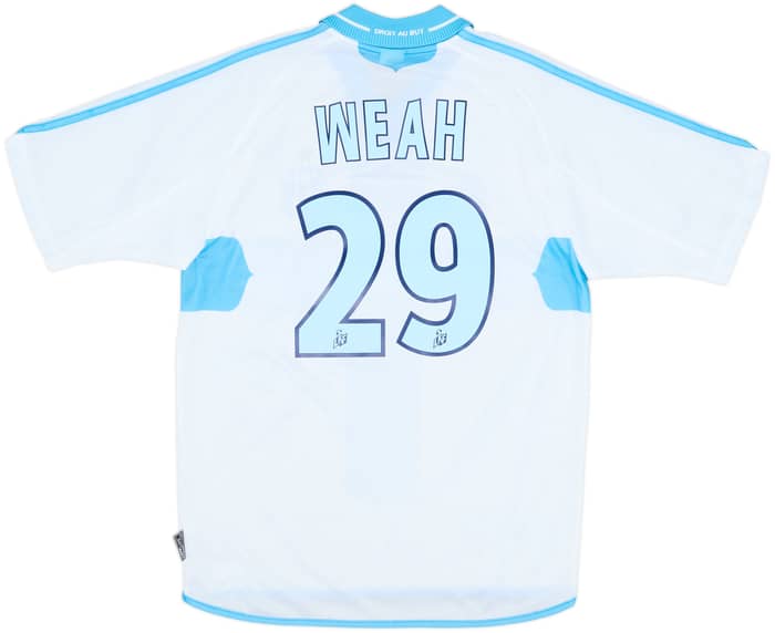 2000-01 Olympique Marseille Home Shirt Weah #29 - 9/10 - (S)