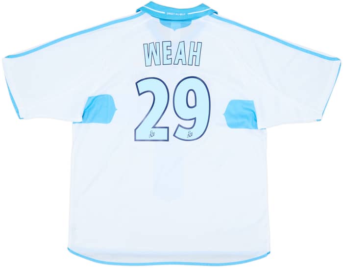 2000-01 Olympique Marseille Home Shirt Weah #29 - 9/10 - (XL)