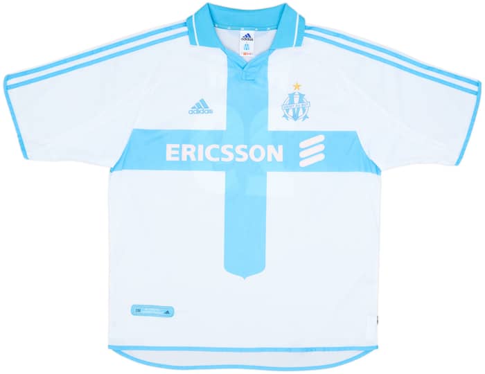 2000-01 Olympique Marseille Home Shirt Weah #29 - 9/10 - (XL)