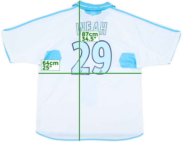 2000-01 Olympique Marseille Home Shirt Weah #29 - 9/10 - (XL)