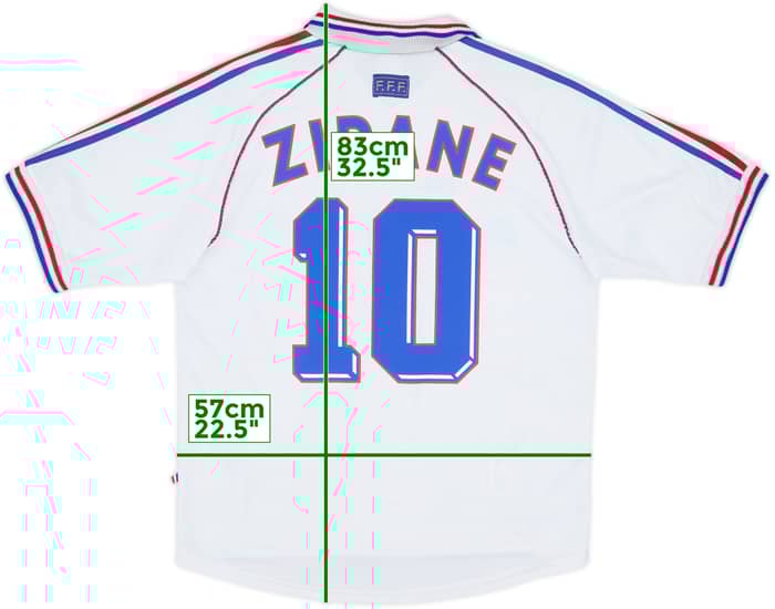 1998 France Away Shirt Zidane #10 - 7/10 - (L)