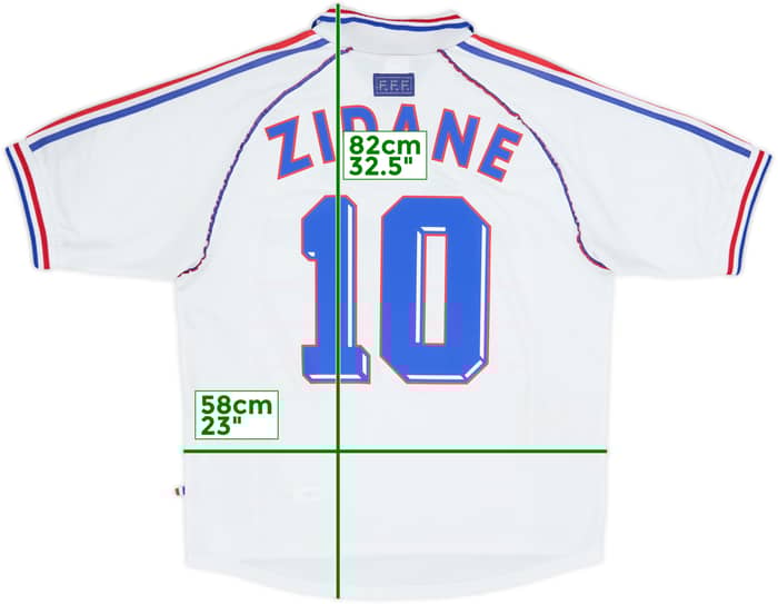 1998 France Away Shirt Zidane #10 - 7/10 - (L)