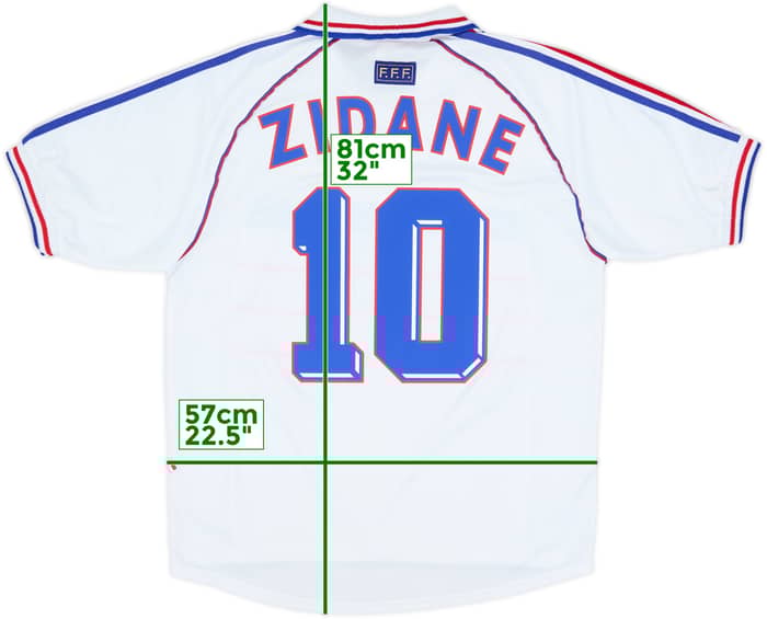 1998 France Away Shirt Zidane #10 - 9/10 - (L)
