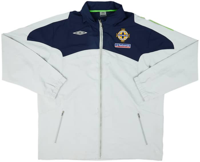 2008-10 Northern Ireland Umbro Hooded Rain Jacket - 7/10 - (XXL)