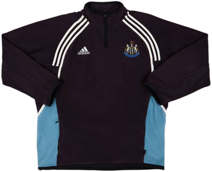 2001-02 Newcastle United adidas 1/4 Zip Fleece Top - 5/10 - (L)