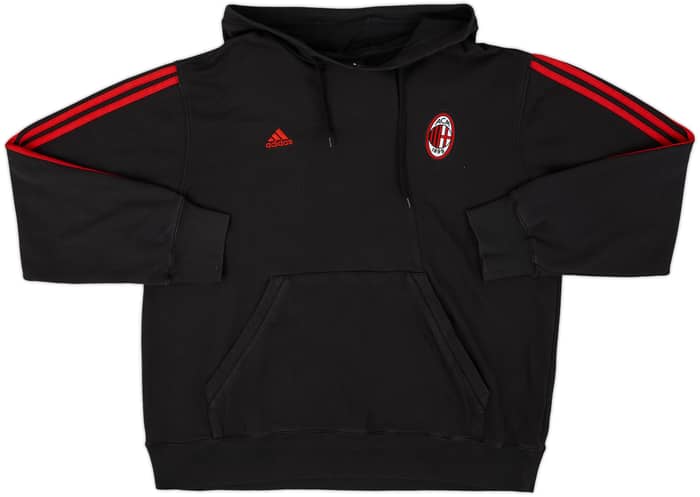 2008-09 AC Milan adidas Hooded Sweat Top - 4/10 - (XL)
