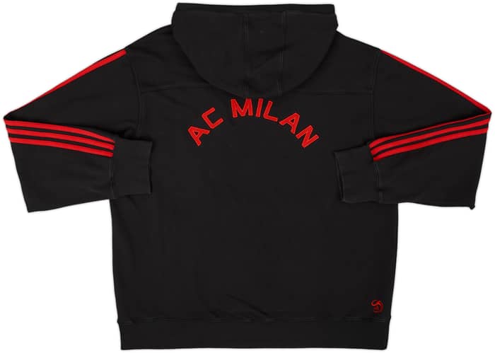 2008-09 AC Milan adidas Hooded Sweat Top - 4/10 - (XL)
