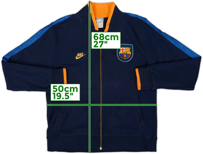 2007-08 Barcelona Nike Track Jacket - 8/10 - (S)