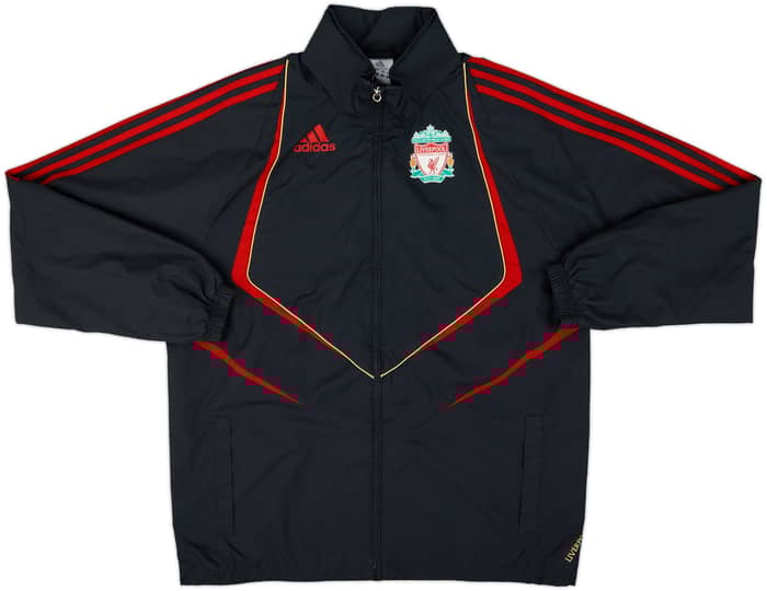 2009-10 Liverpool adidas Hooded Rain Jacket - 9/10 - (M)