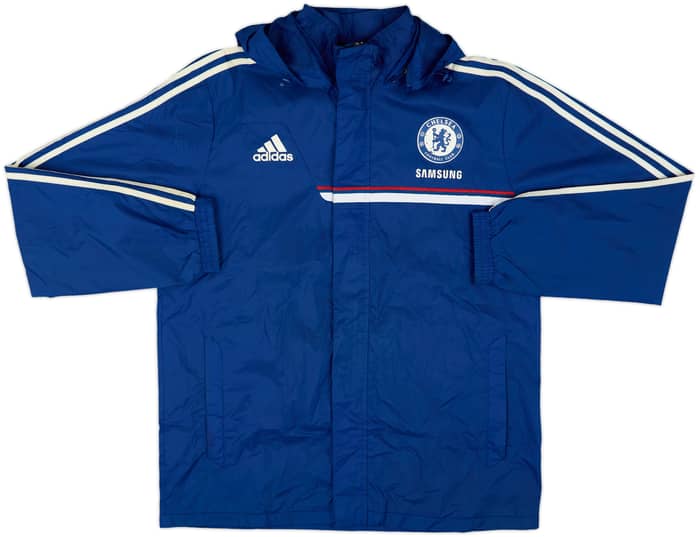 2013-14 Chelsea adidas Hooded Rain Jacket - 5/10 - (L)