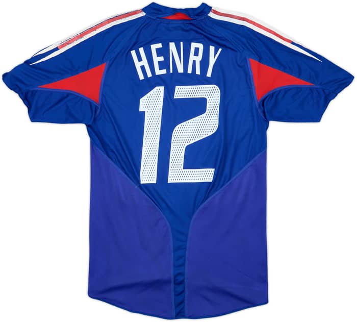 2004-06 France Home Shirt Henry #12 - 6/10 - (S)