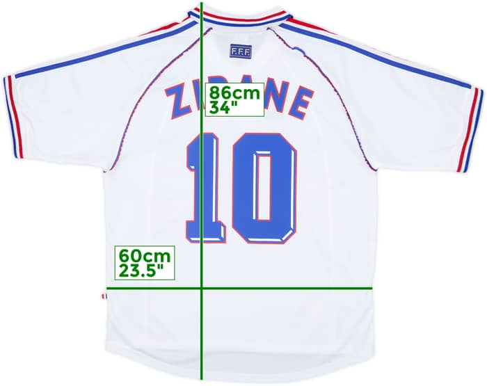 1998 France Away Shirt Zidane #10 - 9/10 - (XL)