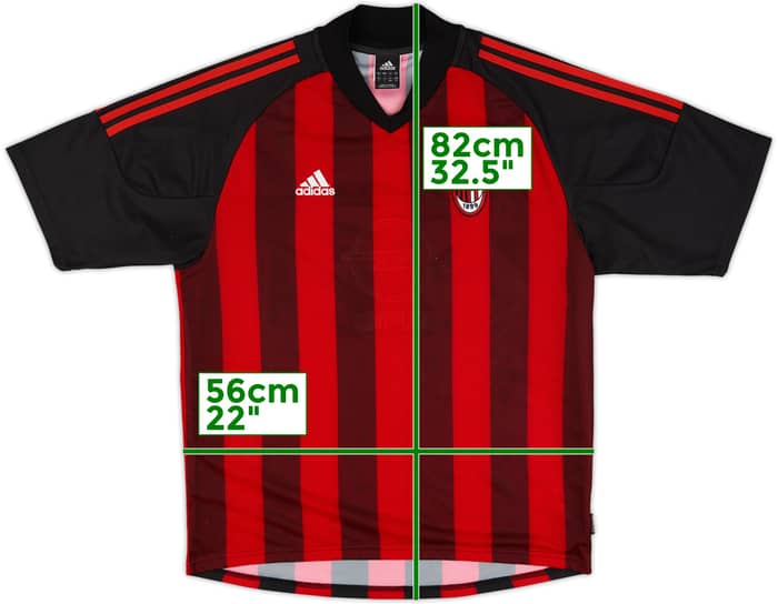 2002-03 AC Milan Home Shirt - 4/10 - (L)