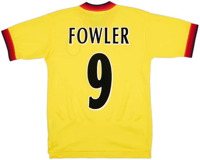 1997-99 Liverpool Away Shirt Fowler #9 - 7/10 - (Y)