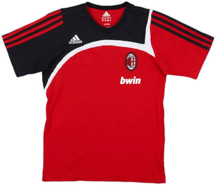 2007-08 AC Milan adidas CottonTee - 9/10 - (M.Boys)