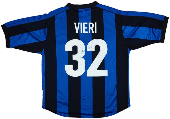 1999-00 Inter Milan Home Shirt Vieri #32 - 6/10 - (L)